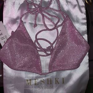 Glitter Bathing Suit Top